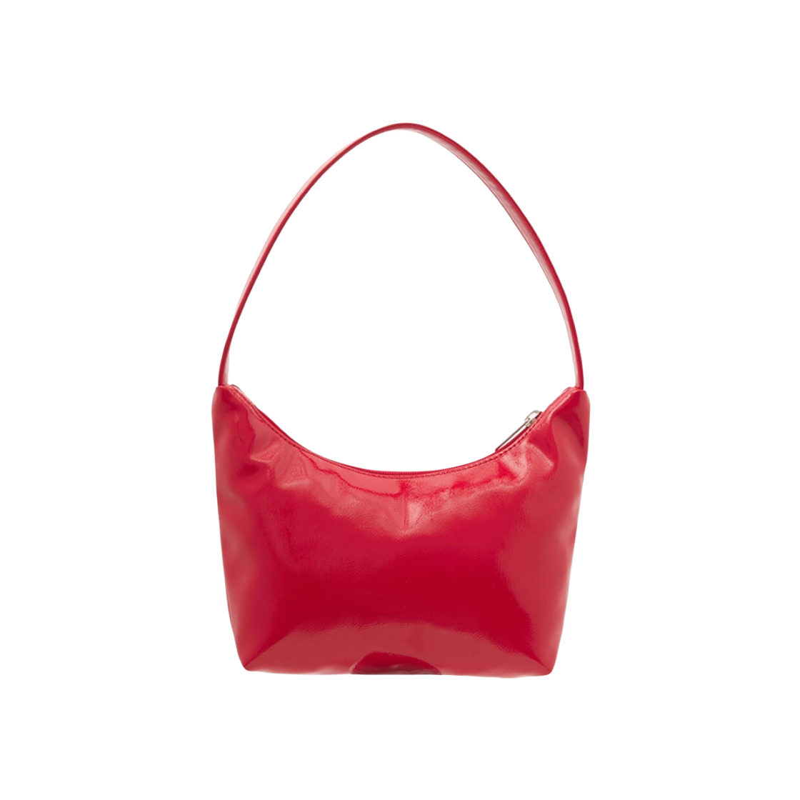 ★EMIS★ NEW ENAMEL HOBO BAGBROWN m1037_1334215 NEW ENAMEL HOBO BAG-BLACK - EMIS