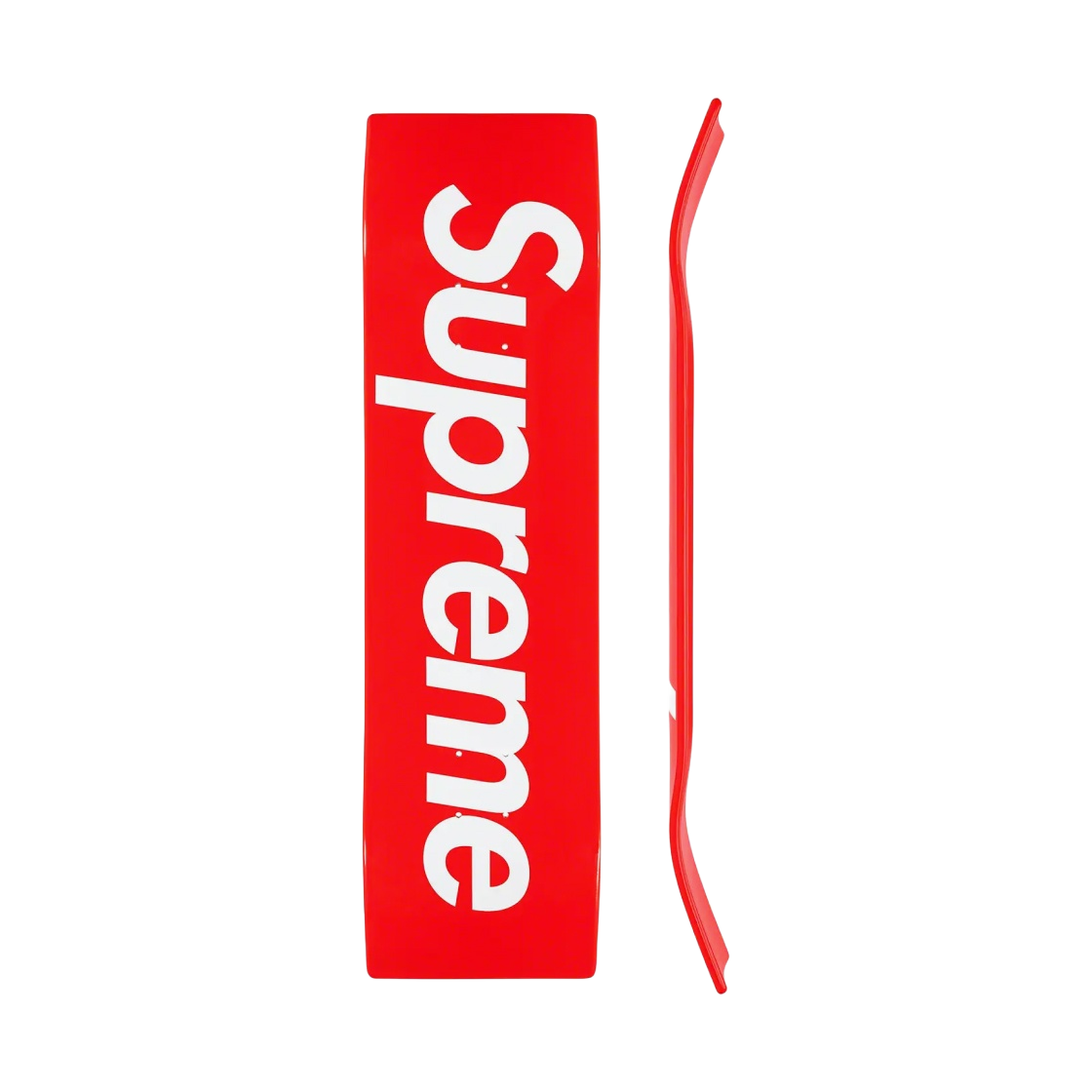 슈프림 언컷 박스로고 스케이트보드 덱 레드 - 22SS | Supreme