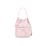 Prada Duet Re-Nylon Shoulder Bag Alabaster Pink