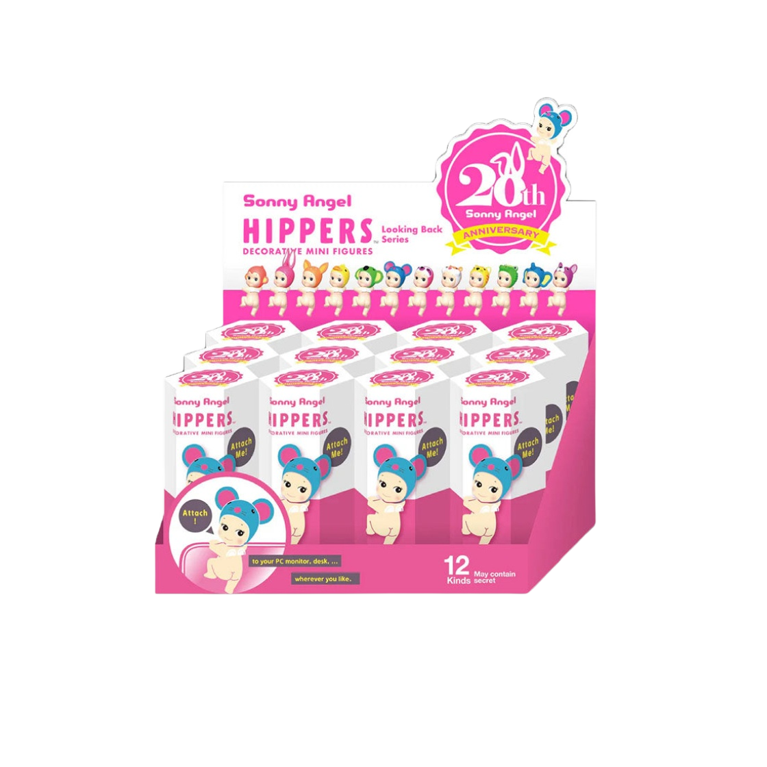 - Sonny Angel Looking Back Series Hippers Sealed Case (12 Blind Boxes) - #2