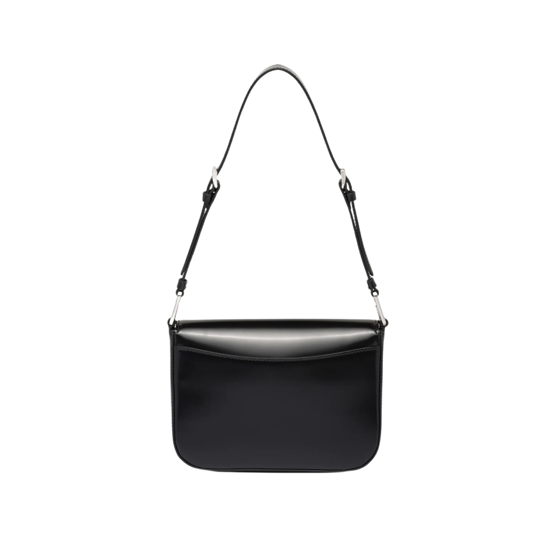 프라다 브러쉬드 레더 숄더백 블랙(Prada Brushed Leather Shoulder Bag Black) - 2