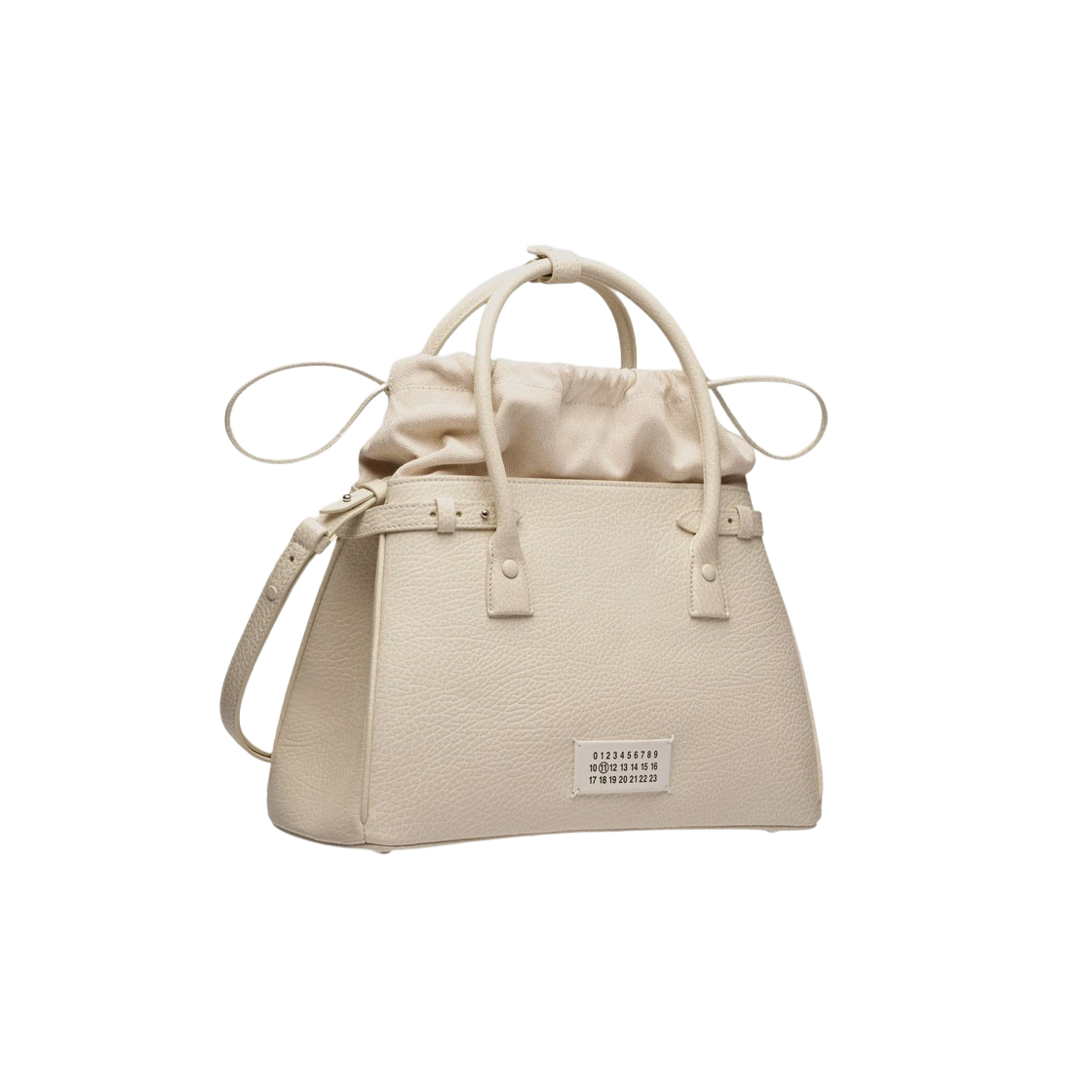 메종 마르지엘라 5AC 미디움 드로우스트링 숄더백 그레이(Maison Margiela 5AC Medium Drawstring Shoulder Bag Grey) - 2
