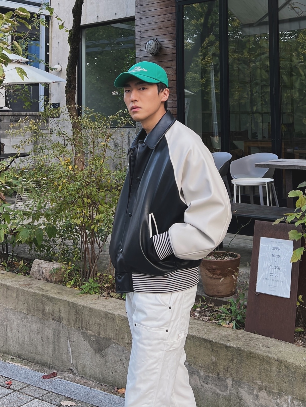[ACOC X UDC PARIS] Artwork Ballcap_Green 착용 스타일 - 2