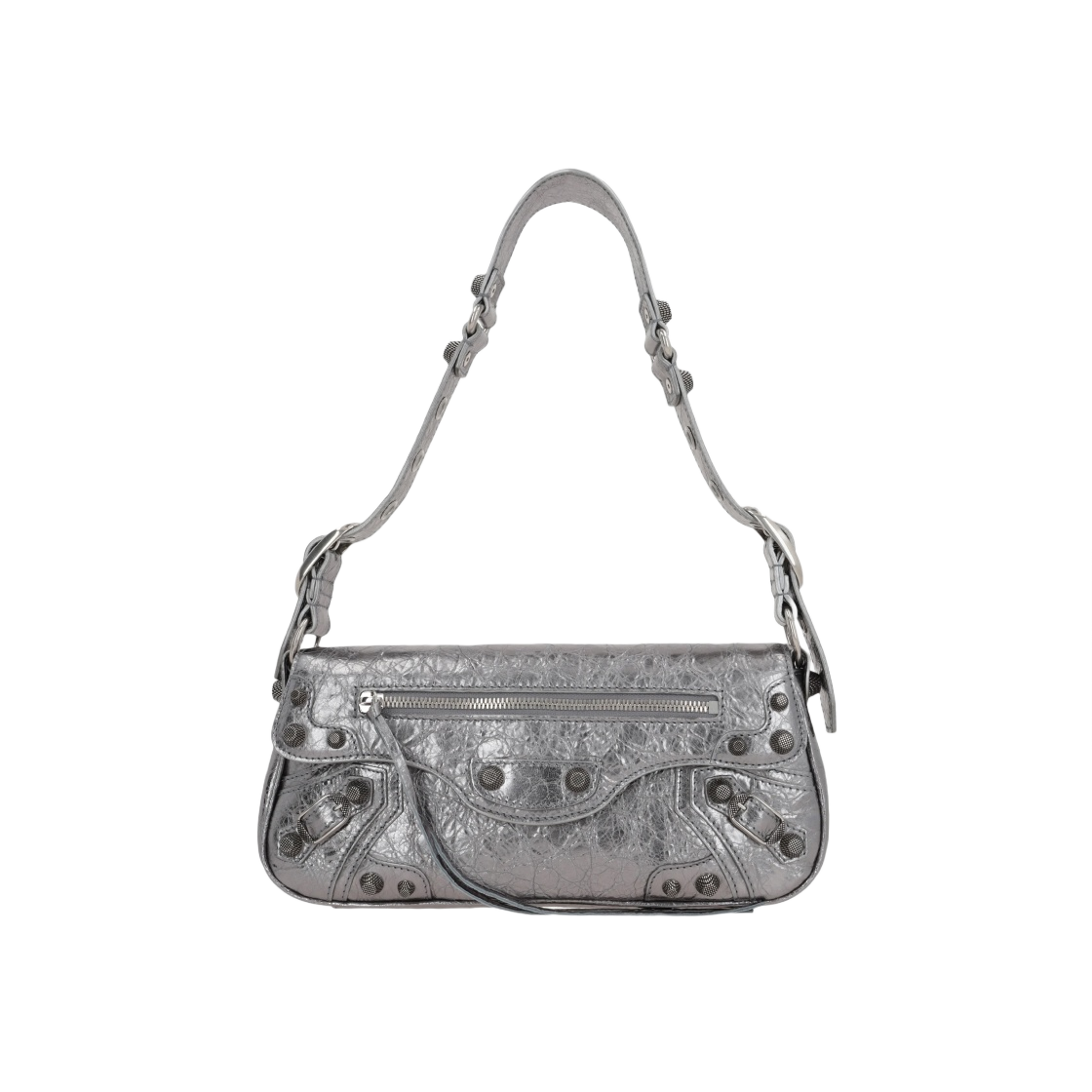 발렌시아가 르 카골 스몰 메탈라이즈드 레더 숄더백