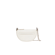 Burberry Mini Leather Olympia Bag Pale Vanilla