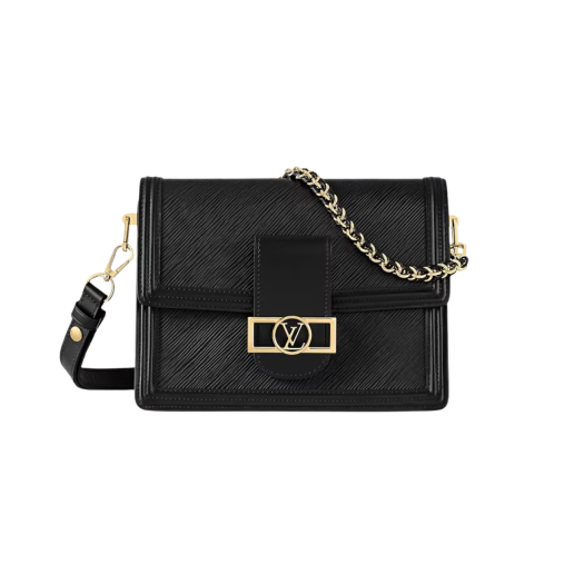 Louis Vuitton Dauphine MM Epi Leather Black