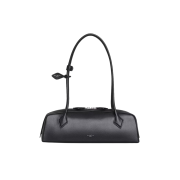 Alaia Le Teckel Medium Bag in Goatskin Black
