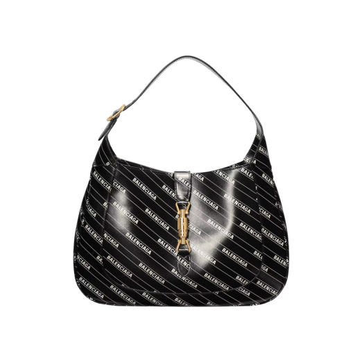 Gucci x Balenciaga The Hacker Project Medium Jackie 1961 Bag Black