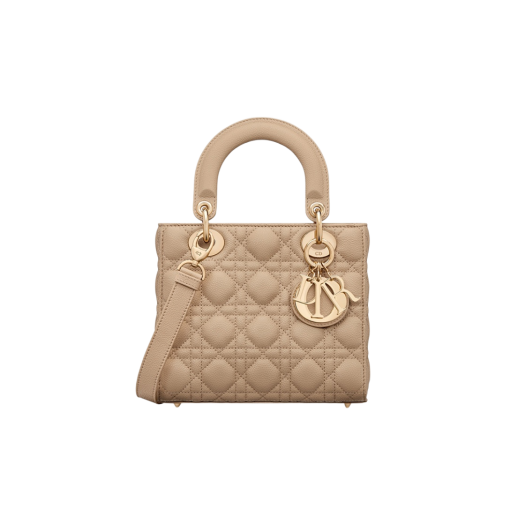 Dior Small Lady Bag Biscuit
