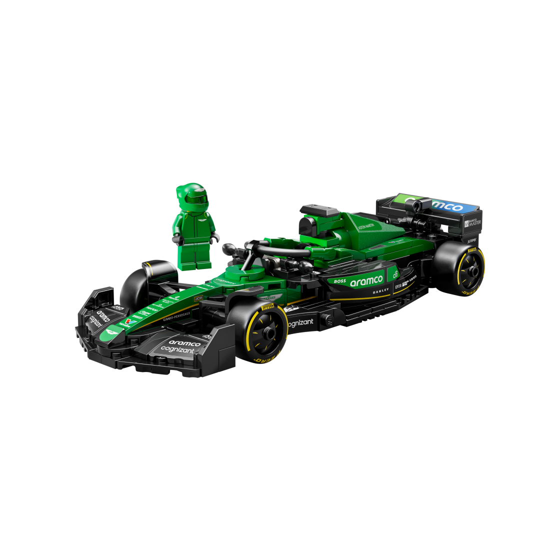 레고 스피드 챔피언 애스턴 마틴 아람코 F1 AMR24 경주용 자동차