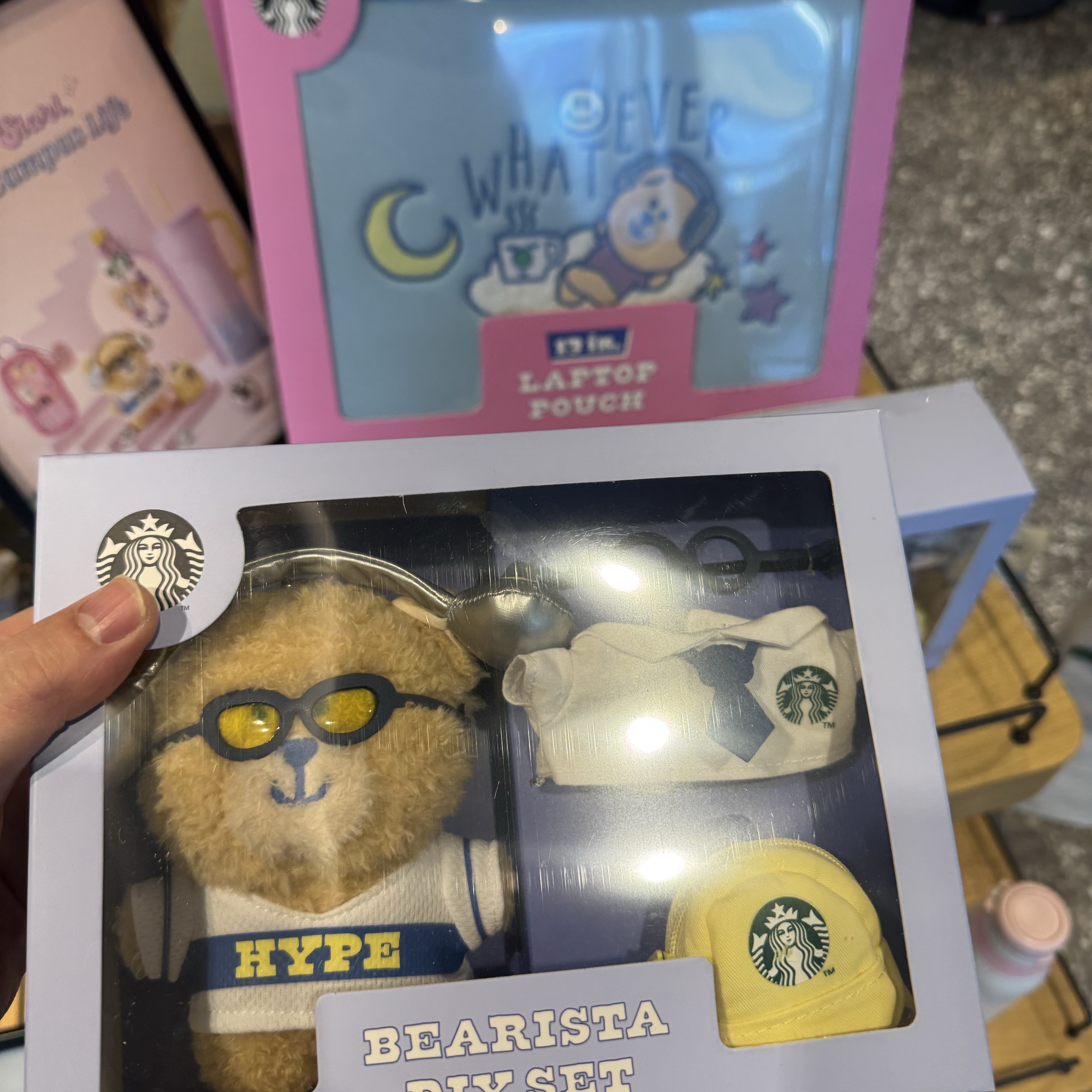 Starbucks Campus Beari Laptop Pouch 13 inch 착용 스타일 - 1