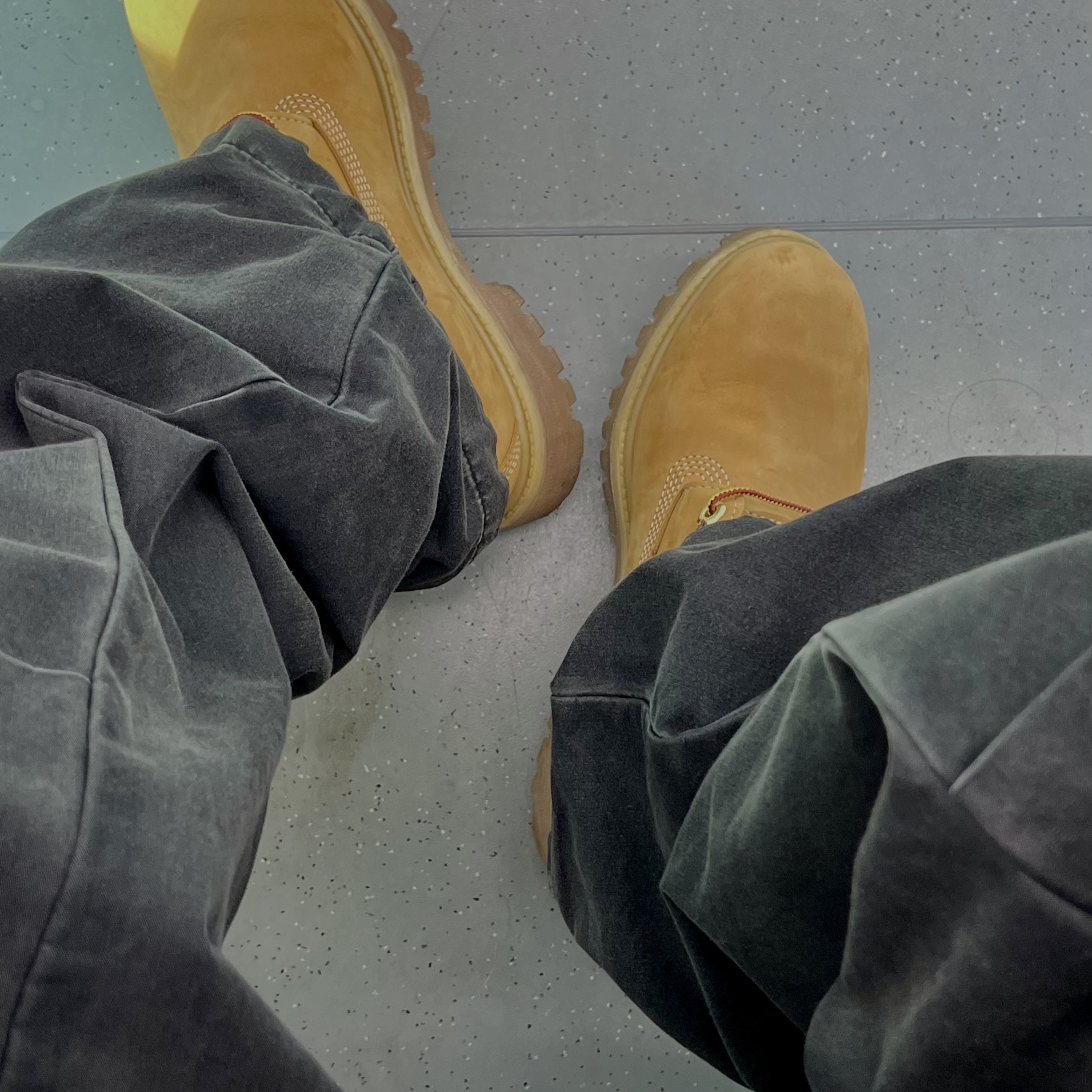 Timberland Premium 6 inch Waterproof Boot Wheat Nubuck - Wide 착용 스타일