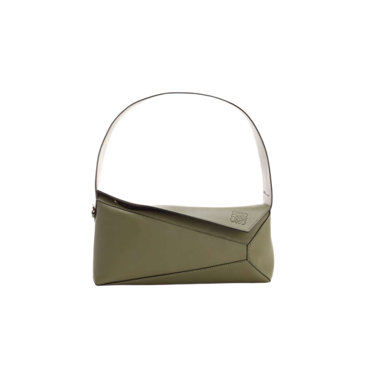 Loewe Puzzle Hobo Bag in Nappa Calfskin Avocado Green