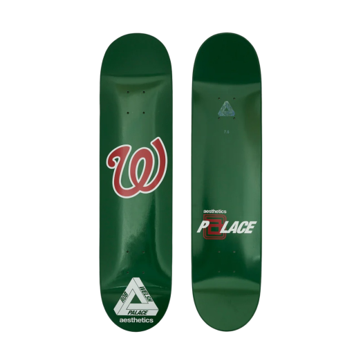 Palace x Aesthetics Welsh Guest Skateboard Deck Green - 22FW