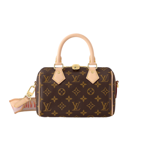 Louis Vuitton Speedy Bandouliere 20 Monogram Pink Orange