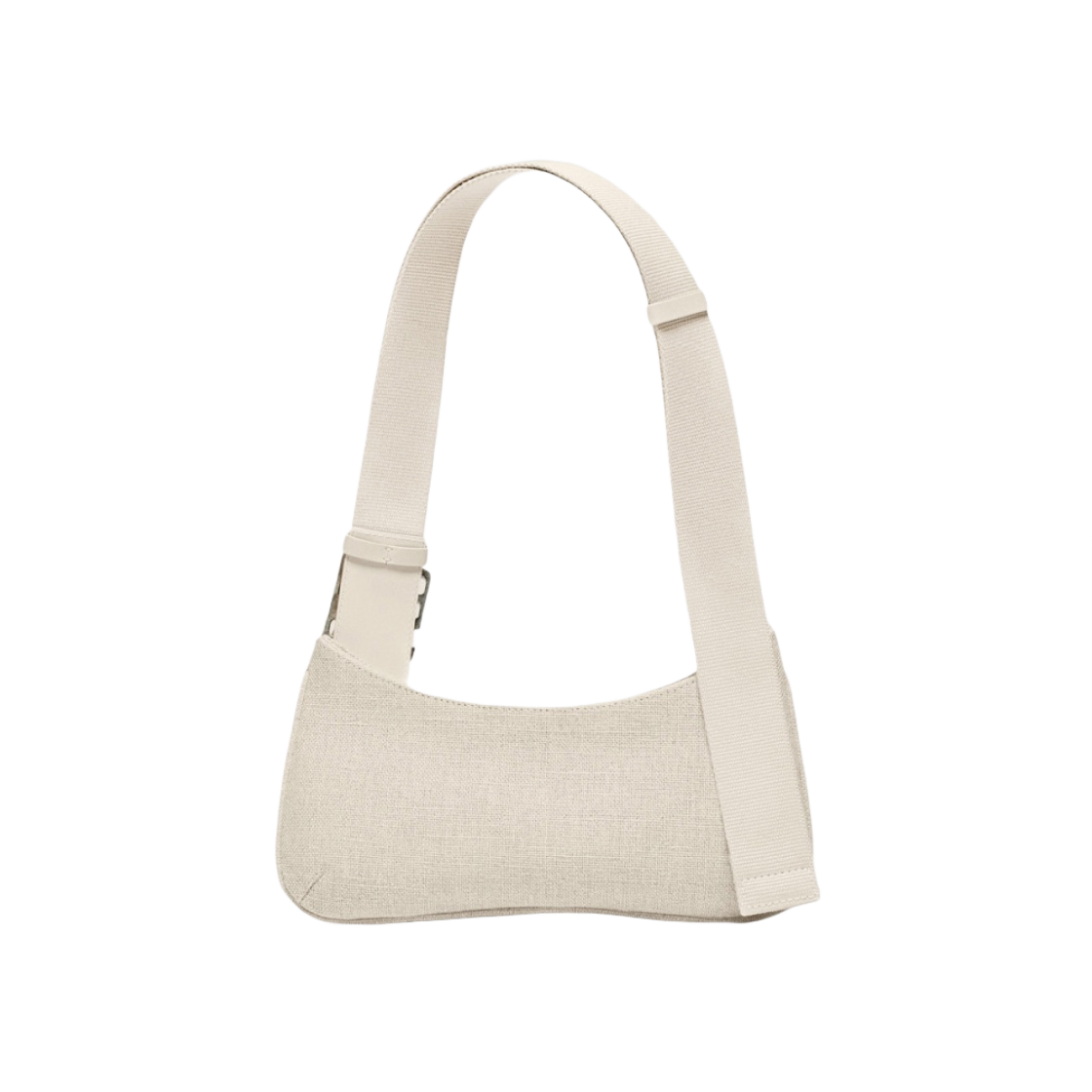 자크뮈스 르 비쥬 그로그랭 버클 숄더백 그레이지(Jacquemus Le Bisou Grosgrain Buckled Shoulder Bag Greige) - 3