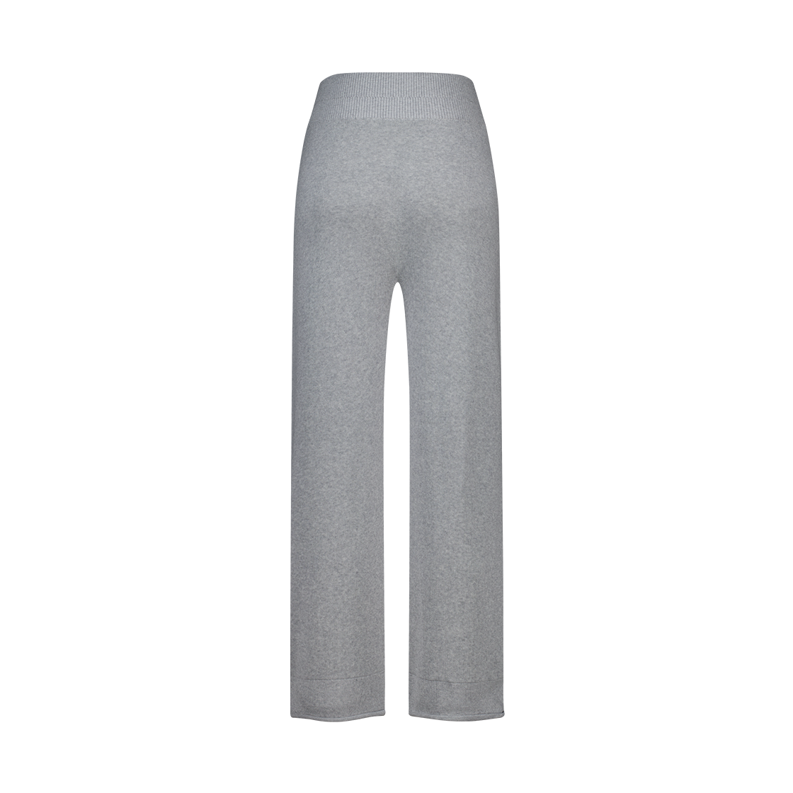 쥬키프 실크 코튼 와이드 팬츠 멜란지 그레이(Juukiff Wide Trouser In Mixed Silk Cotton Melange Grey) - 2
