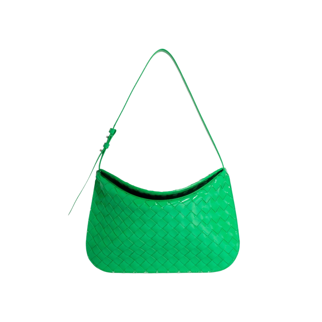 보테가 베네타 스몰 브러쉬드 레더 숄더 플랩백 패러킷(Bottega Veneta Small Brushed Leather Shoulder Flap Bag Parakeet) - 1