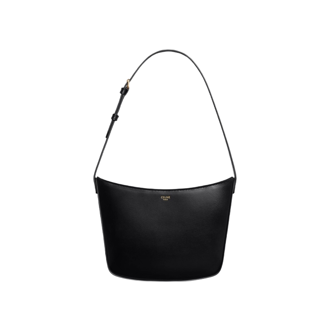 셀린느 샤이니 카프스킨 미디움 셀린느 크로크 백 블랙(Celine Medium Celine Croque Bag in Shiny Calfskin Black) - 1