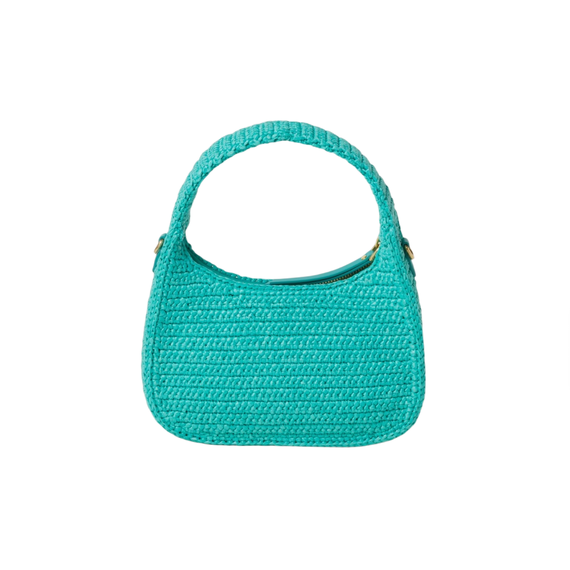 미우 미우 완더 크로쉐 호보백 제이드 그린(Miu Miu Wander Crochet Hobo Bag Jade Green) - 3