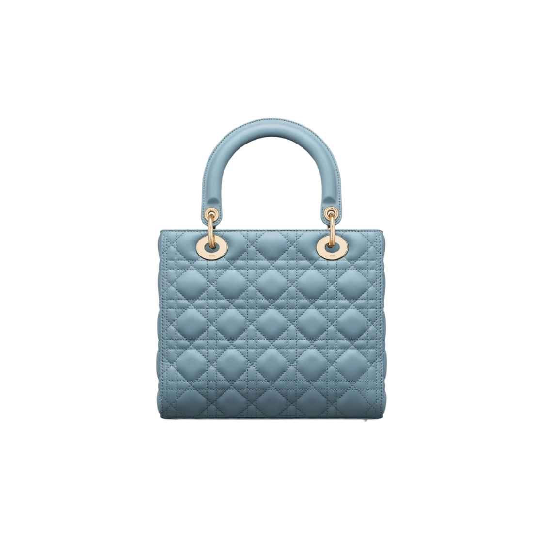 M0565ONGE-M09Z Dior Medium Lady Bag Cannage Lambskin Horizon Blue - #3