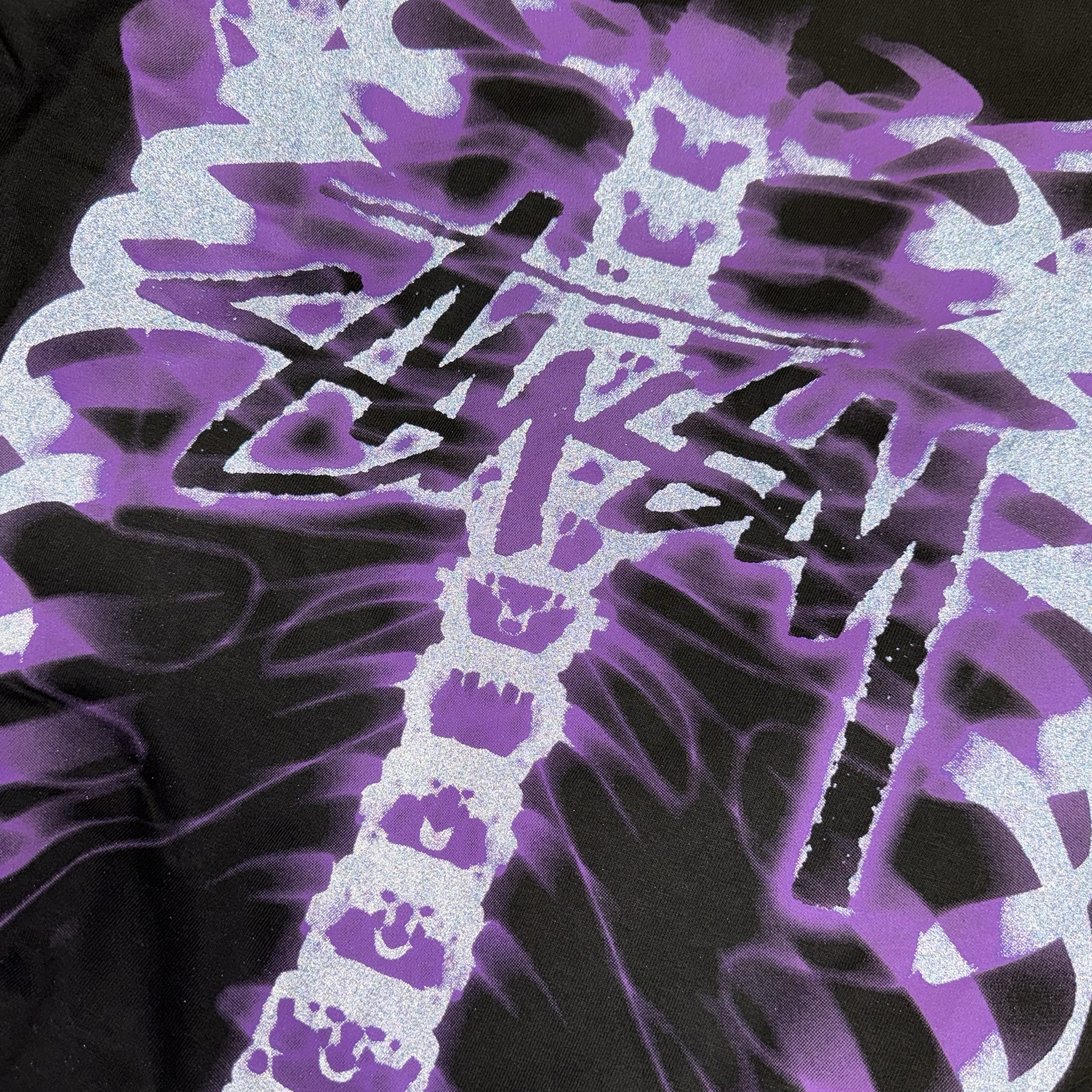 Stussy Rib Cage LS T-Shirt Black 착용 스타일