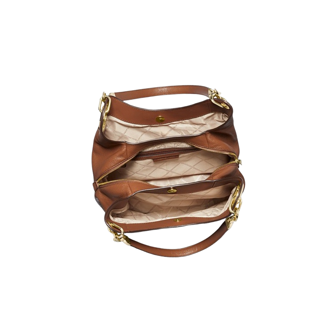 마이클 코어스 릴리 라지 페블 레더 숄더백 러기지(Michael Kors Lillie Large Pebbled Leather Shoulder Bag Luggage) - 2