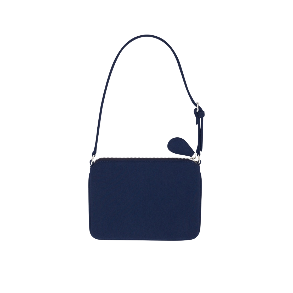 꾸레쥬 저지 플랫 포쉐트 백 네이비(Courreges Jersey Flat Pochette Bag Navy) - 2