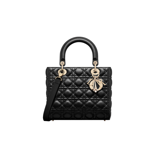 Dior Medium Lady Bag Black