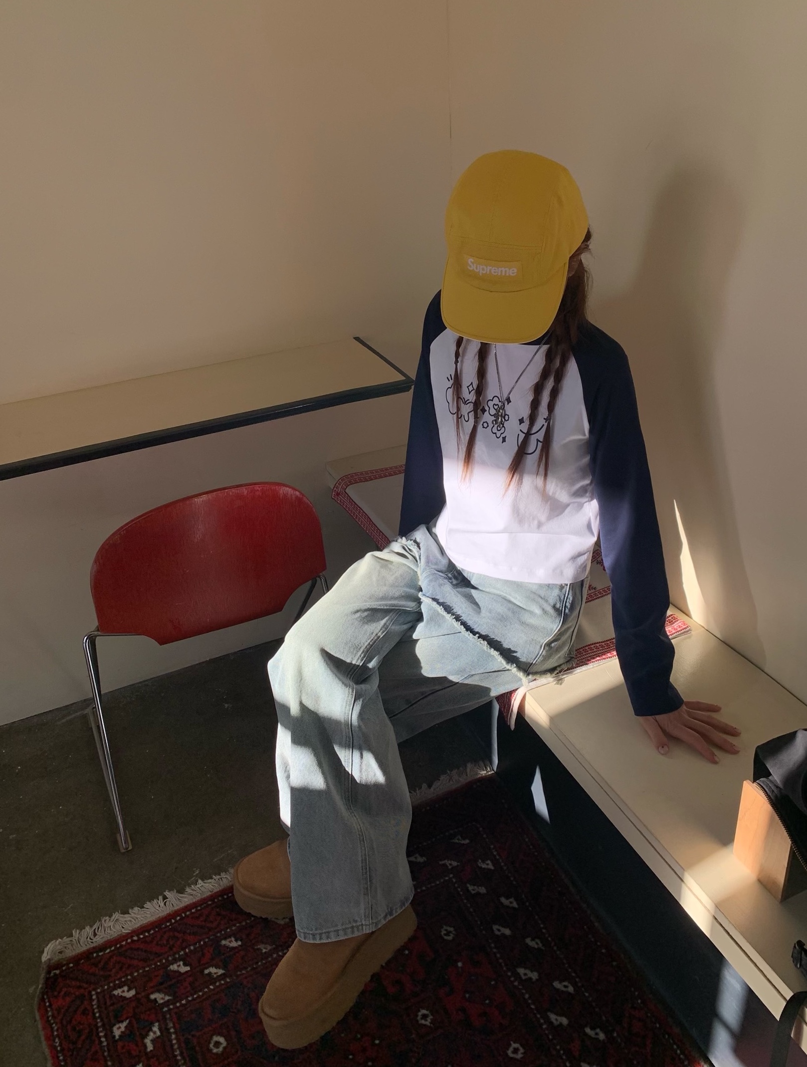 Supreme Washed Chino Twill Camp Cap Yellow - 23SS, (W) UGG Classic Mini Platform Boots Chestnut 착용 스타일