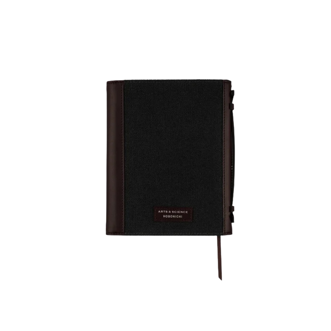 호보니치 테쵸 아츠 & 사이언스 카프 & 린넨 A6 커버 와인 블랙(Hobonichi Techo Arts & Science Calf & Linen A6 Cover Wine Black)