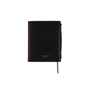 Hobonichi Techo Arts & Science Calf & Linen A6 Cover Wine Black