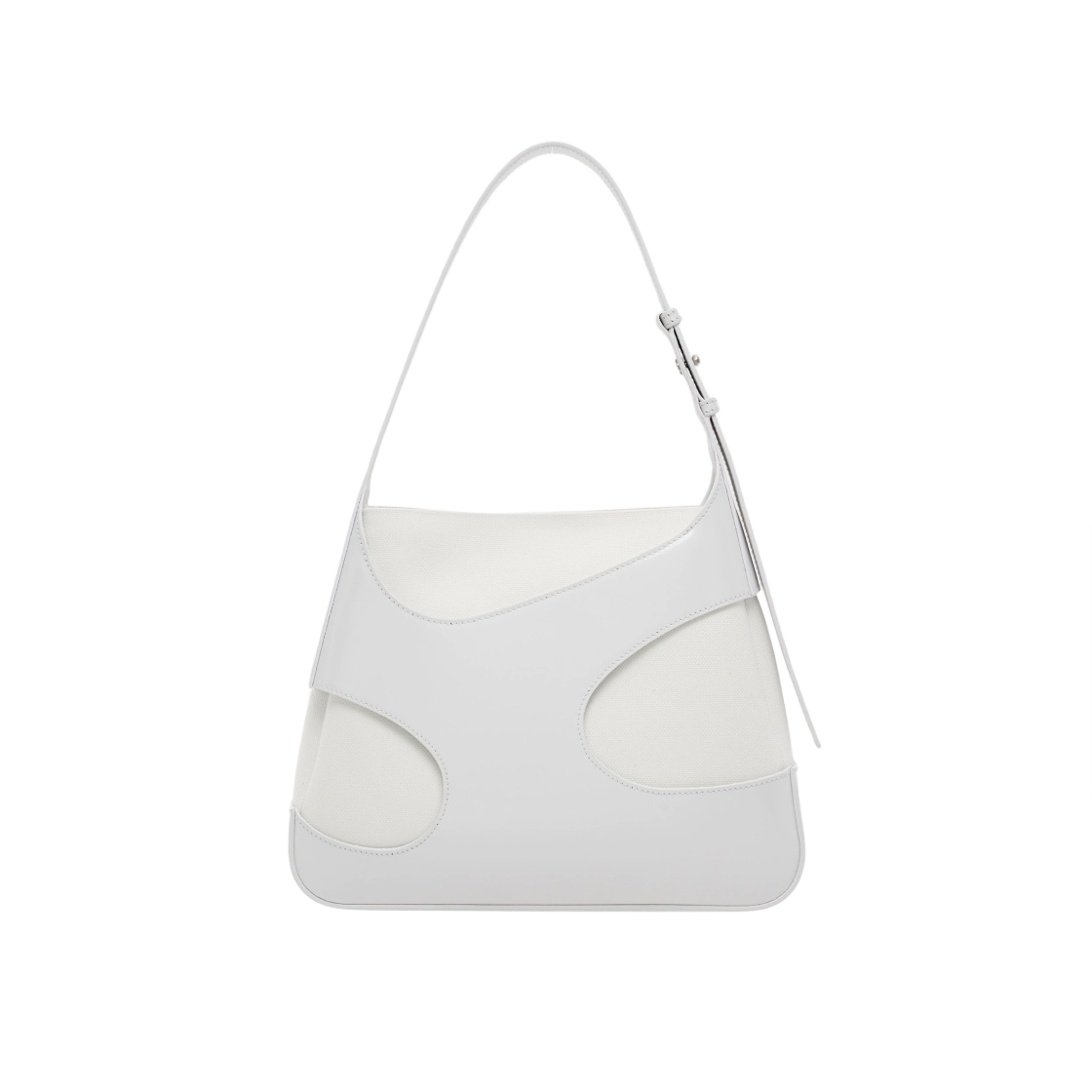 페라가모 미디움 숄더백 컷아웃 디테일링 옵틱 화이트(Ferragamo Medium Shoulder Bag with Cut-Out Detailing Optic White) - 3