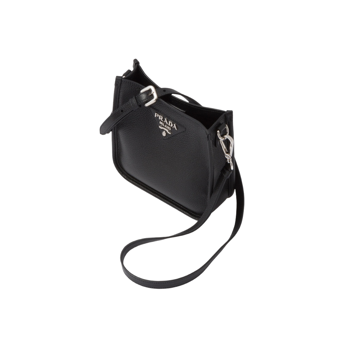 프라다 레더 미니 숄더백 블랙(Prada Leather Mini Shoulder Bag Black) - 2