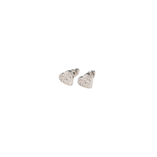 Human Made Heart Silver Earring Silver