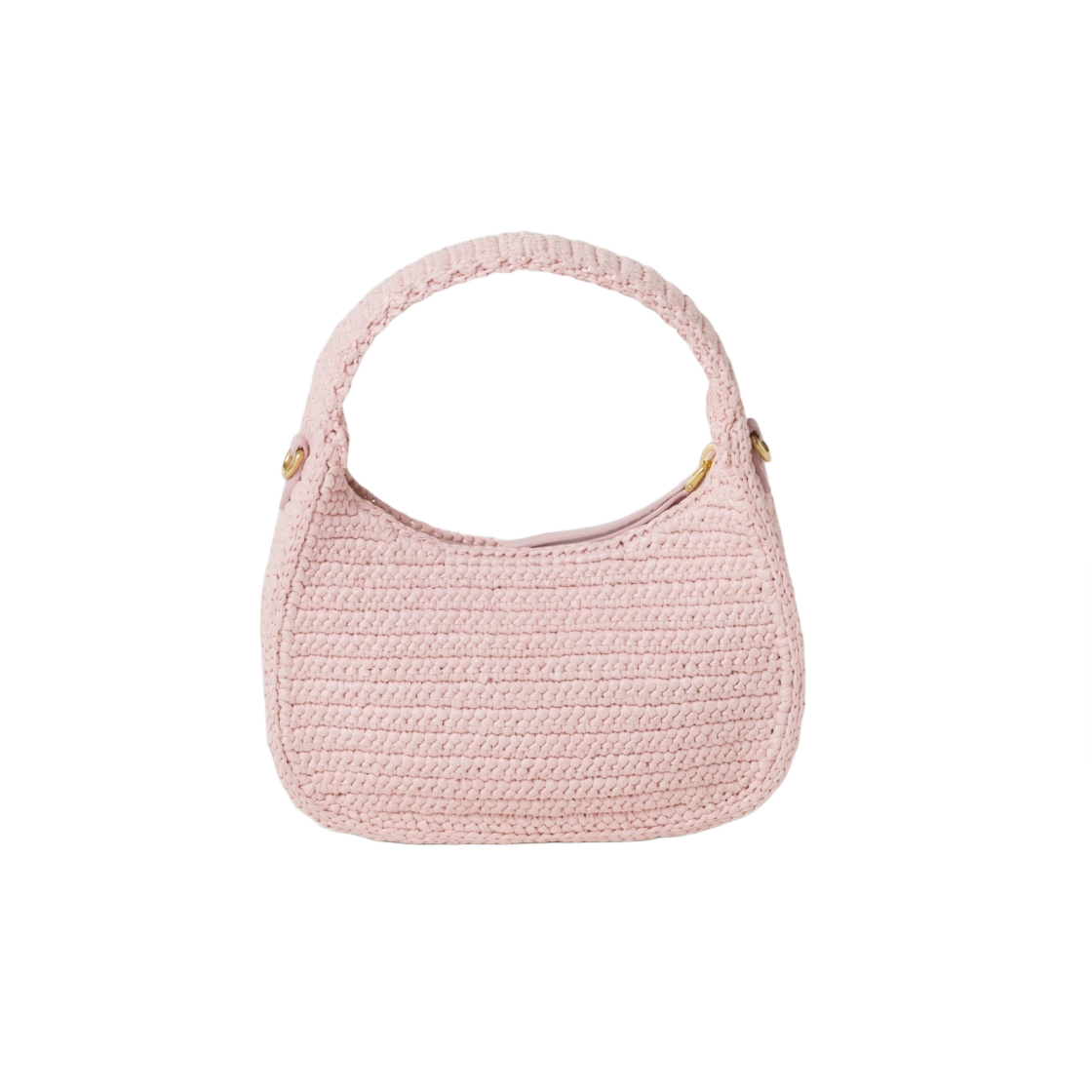 미우 미우 완더 크로쉐 호보백 앨러배스터 핑크(Miu Miu Wander Crochet Hobo Bag Alabaster Pink) - 3