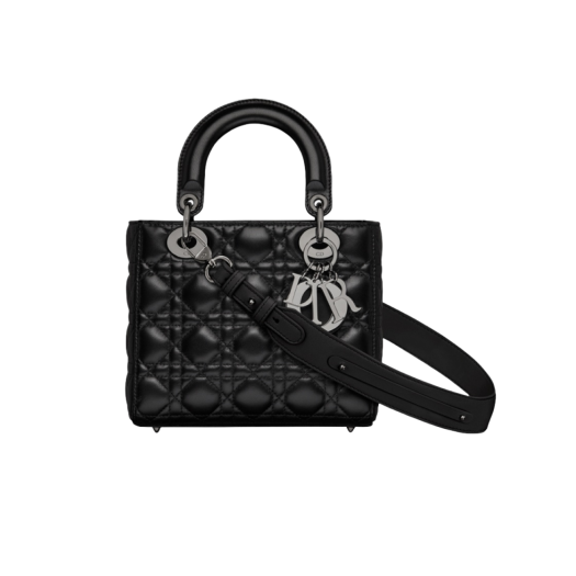Dior Small Lady Bag My ABCDior Cannage Lambskin Black
