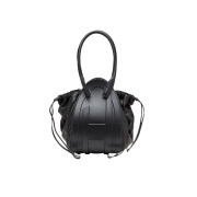 Diesel 1DR-Fold M Shoulder Bag with Maxi Embossed Logo Black