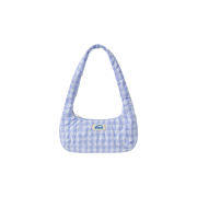 Emis Heart Quilted Shoulder Bag Sky Blue