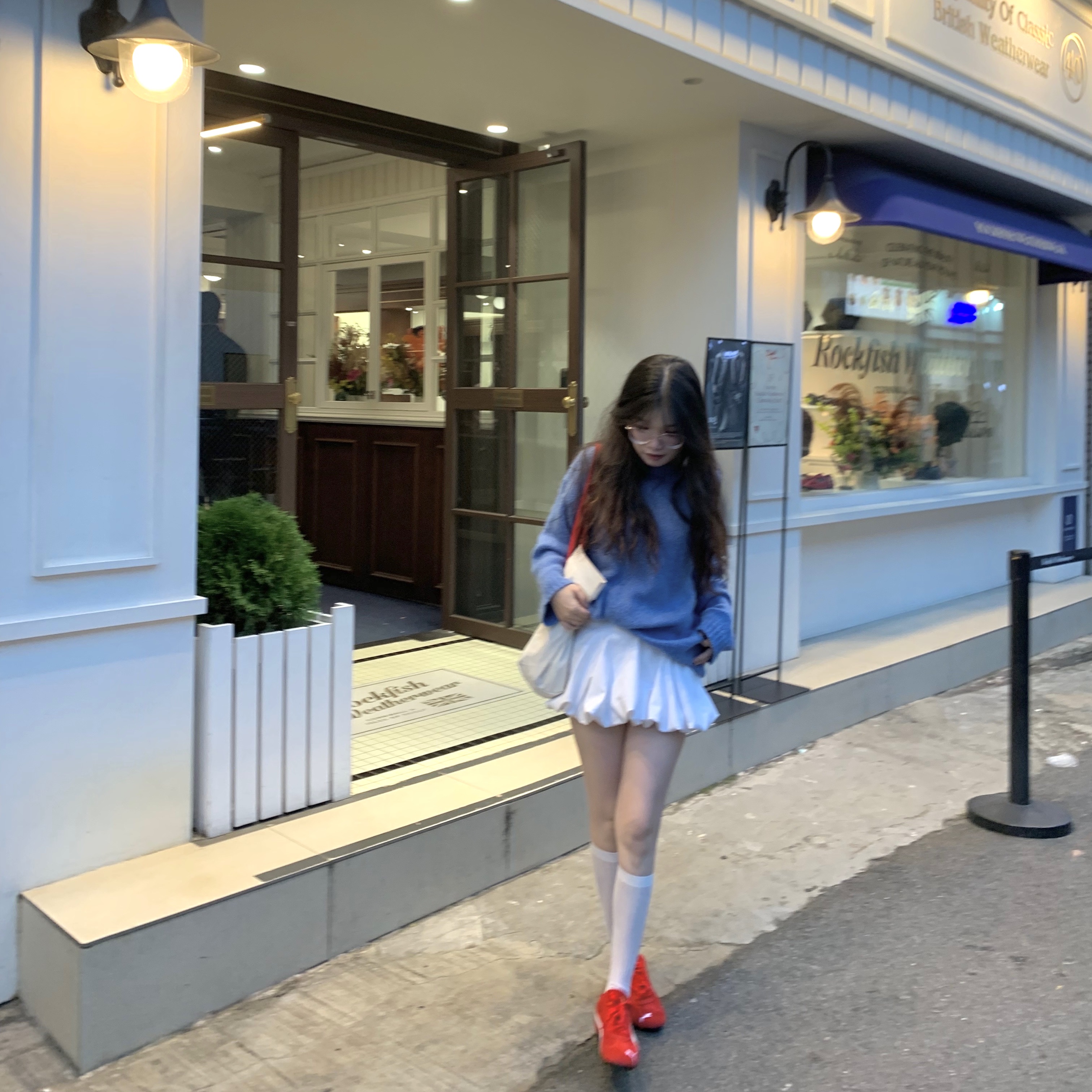 푸마 스피드캣 OG 레드 화이트 착용 스타일 - 4