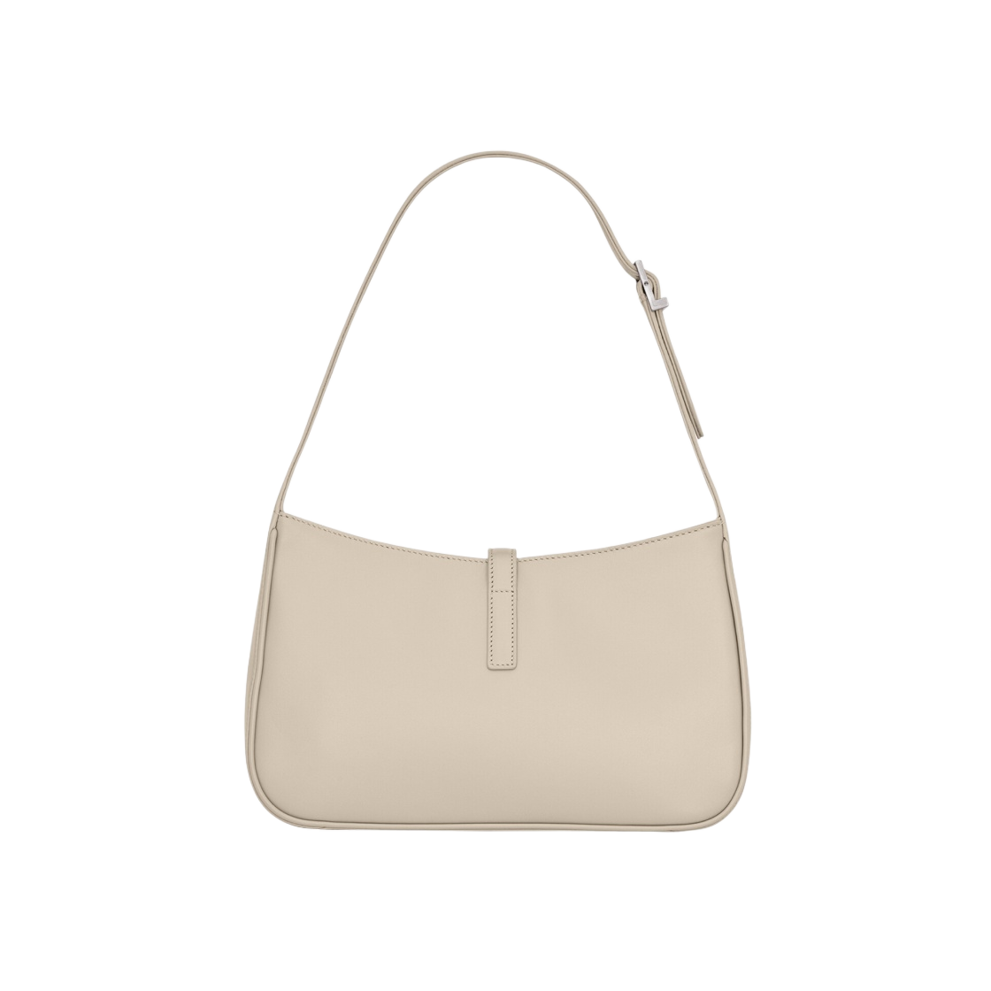 생로랑 샤이니 레더 르 5 아 7 호보백 블랑 빈티지(Saint Laurent Le 5 A 7 Hobo Bag in Shiny Leather Blanc Vintage) - 3