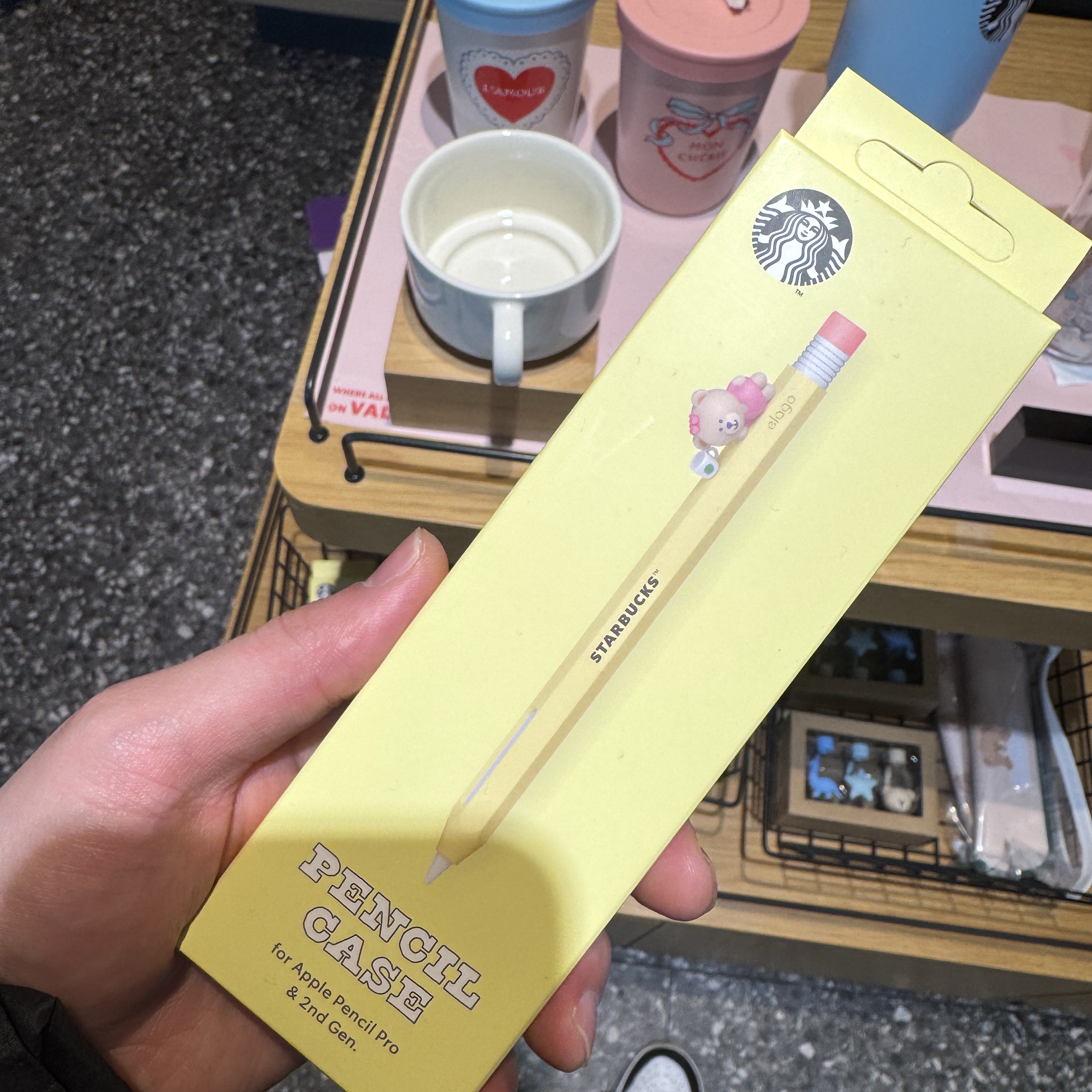 Starbucks Campus Beari Pencil Case 착용 스타일 - 1