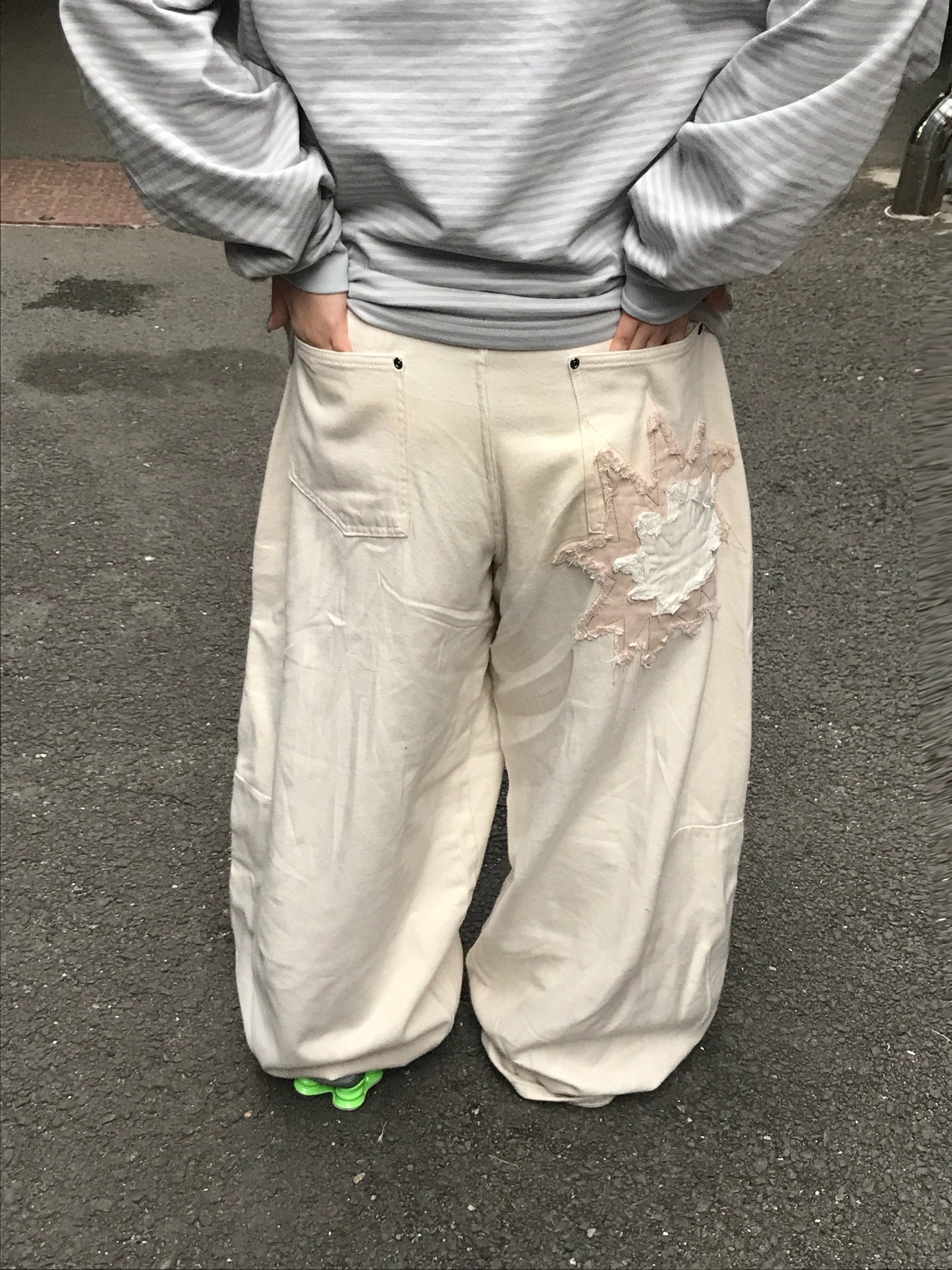 (W) Nike Shox TL Nova SP Grey Neon 착용 스타일 - 2