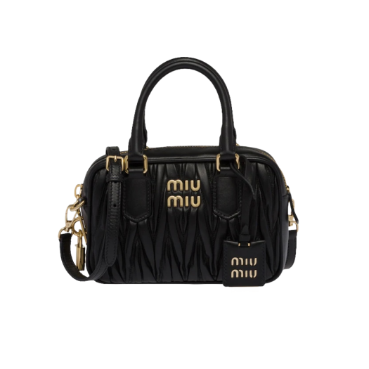 미우 미우 마테라쎄 나파 가죽 미니백 블랙 | Miu Miu | KREAM 미우 미우 마테라쎄 나파 가죽 미니백 블랙 | Miu Miu | KREAM