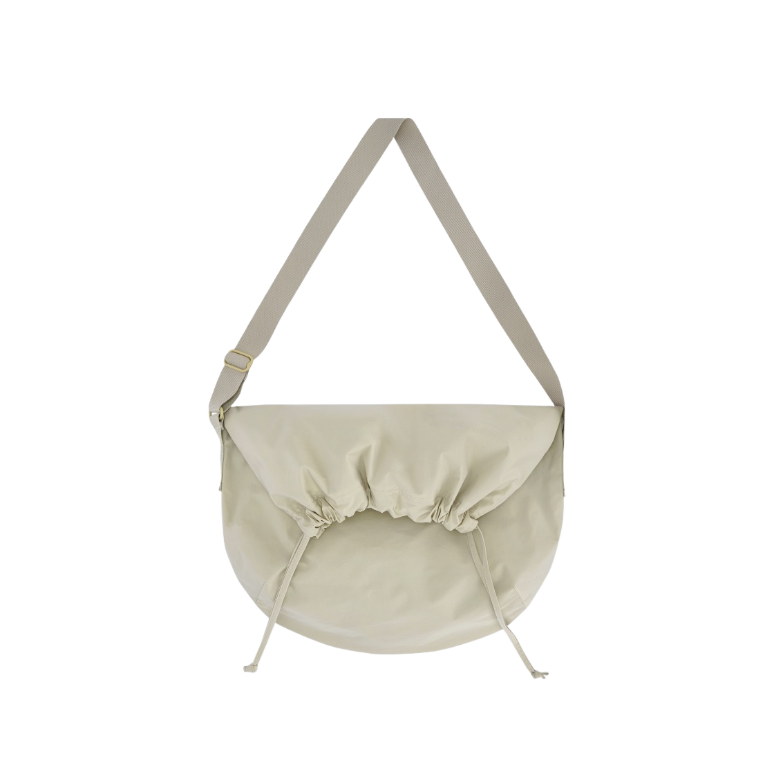 유니클로 U 드로우스트링 숄더백 내츄럴(Uniqlo U Drawstring Shoulder Bag Natural)