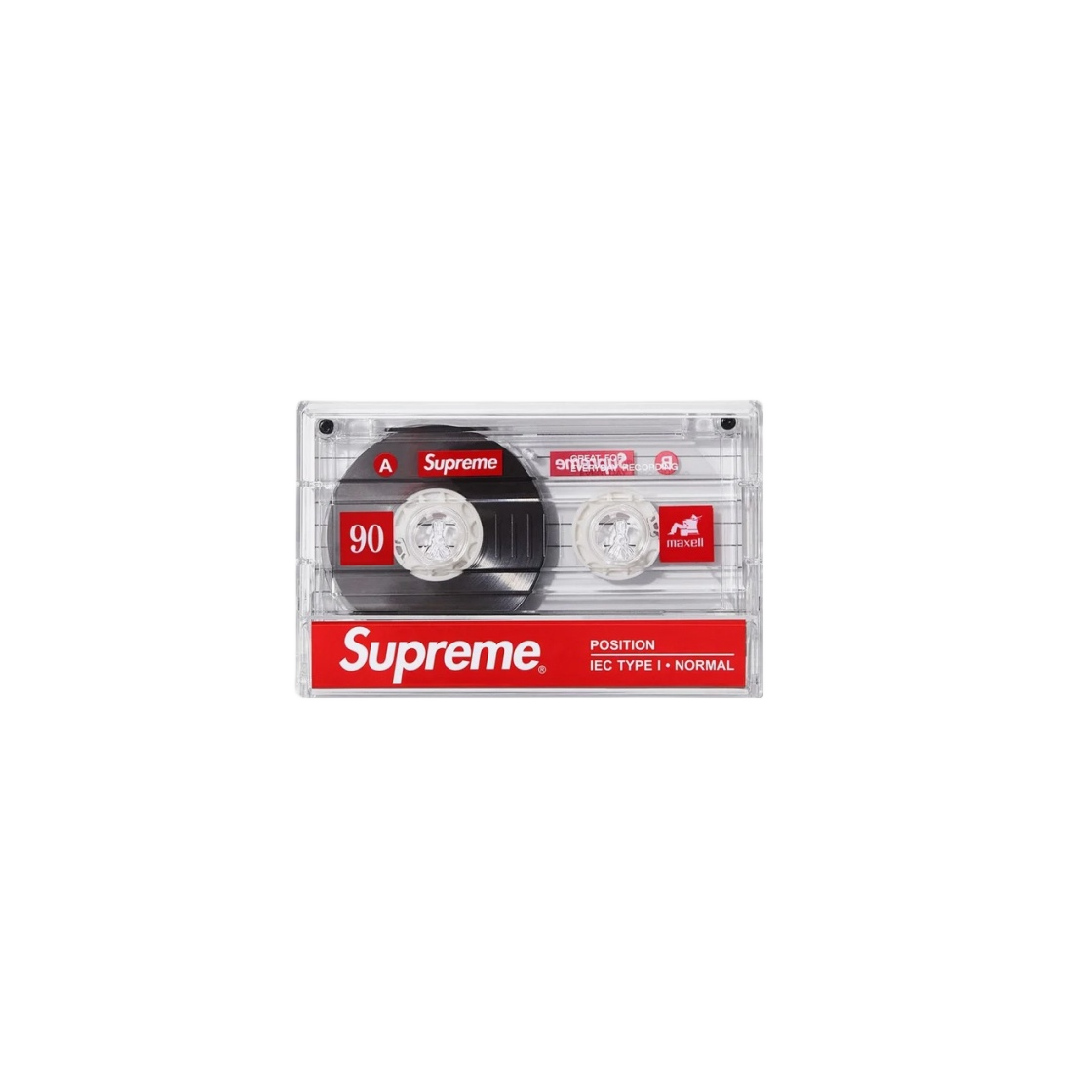 - Supreme x Maxell Cassette Tapes Clear (Pack of 5) - 23FW - 대표 이미지 #1