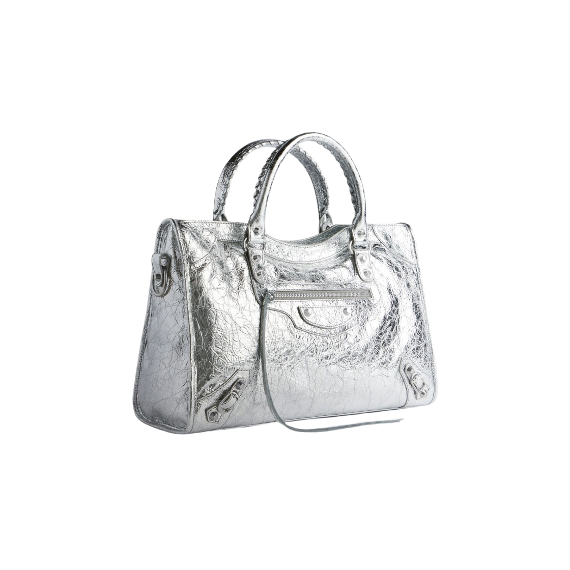 발렌시아가 르 시티 미디움 메탈라이즈드 백 실버(Balenciaga Le CIty Medium Metallized Bag Silver) - 2