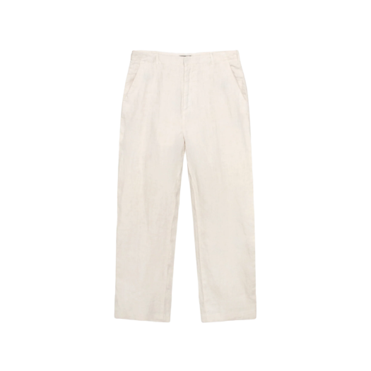 Stussy Textured Linen Relaxed Trouser Bone