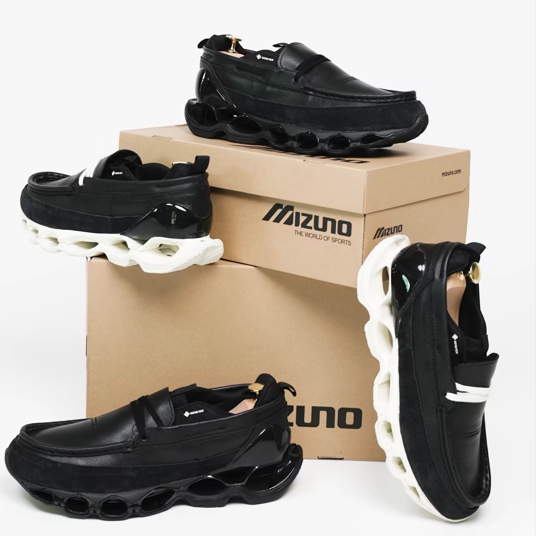 Mizuno Wave Prophecy MOC GTX Black, Mizuno Wave Prophecy MOC GTX Black Off White 착용 스타일 - 1