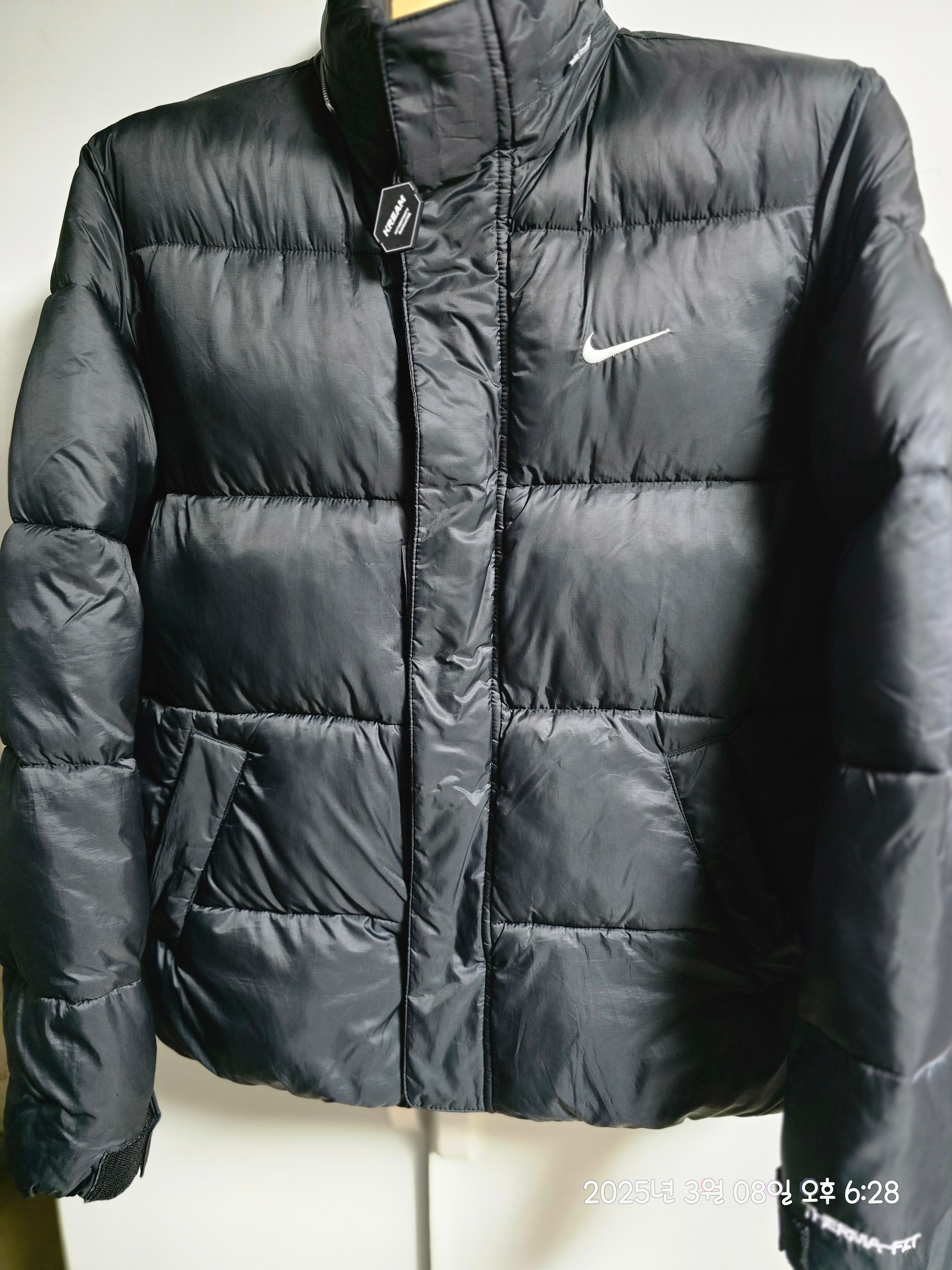 Nike Life Therma-Fit Puffer Jacket Black - Asia 착용 스타일 - 1
